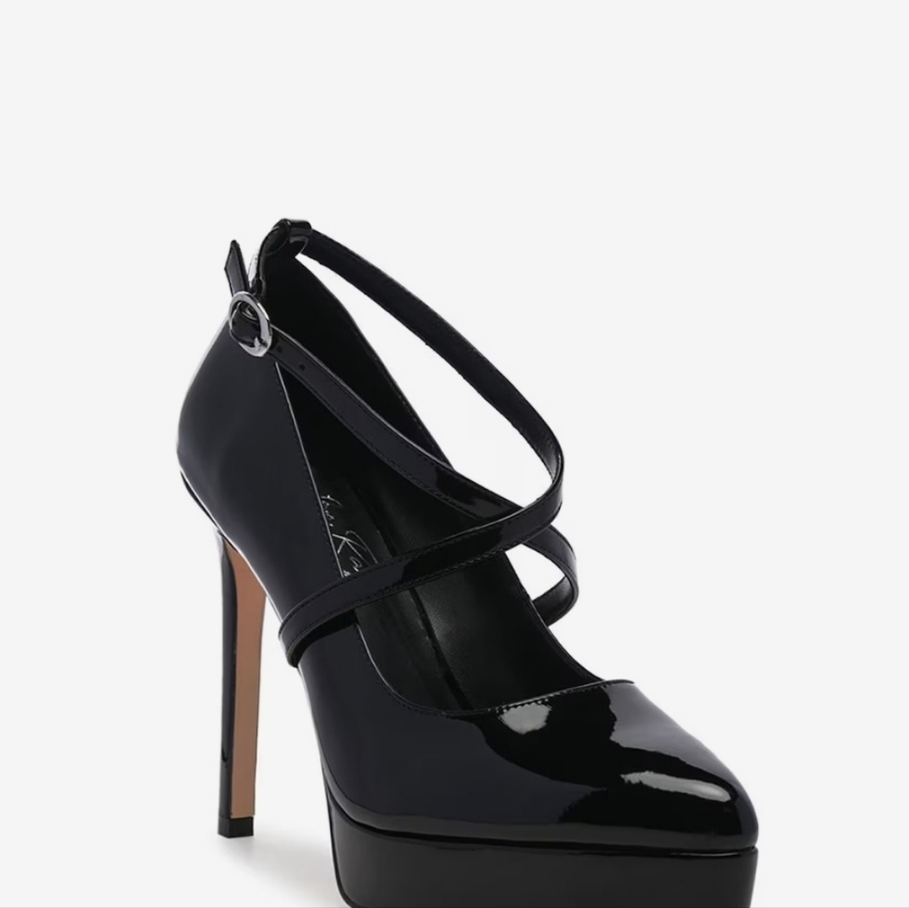 London Rag "pixie dust" platform pumps - Picture 2 of 3